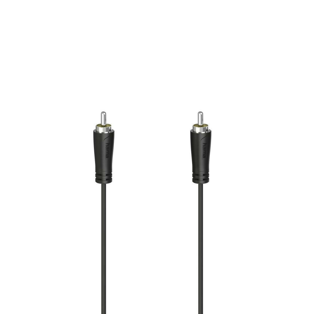 Hama Digitales Cinch-Kabel 3,0 m - Audio-Kabel, schwarz.