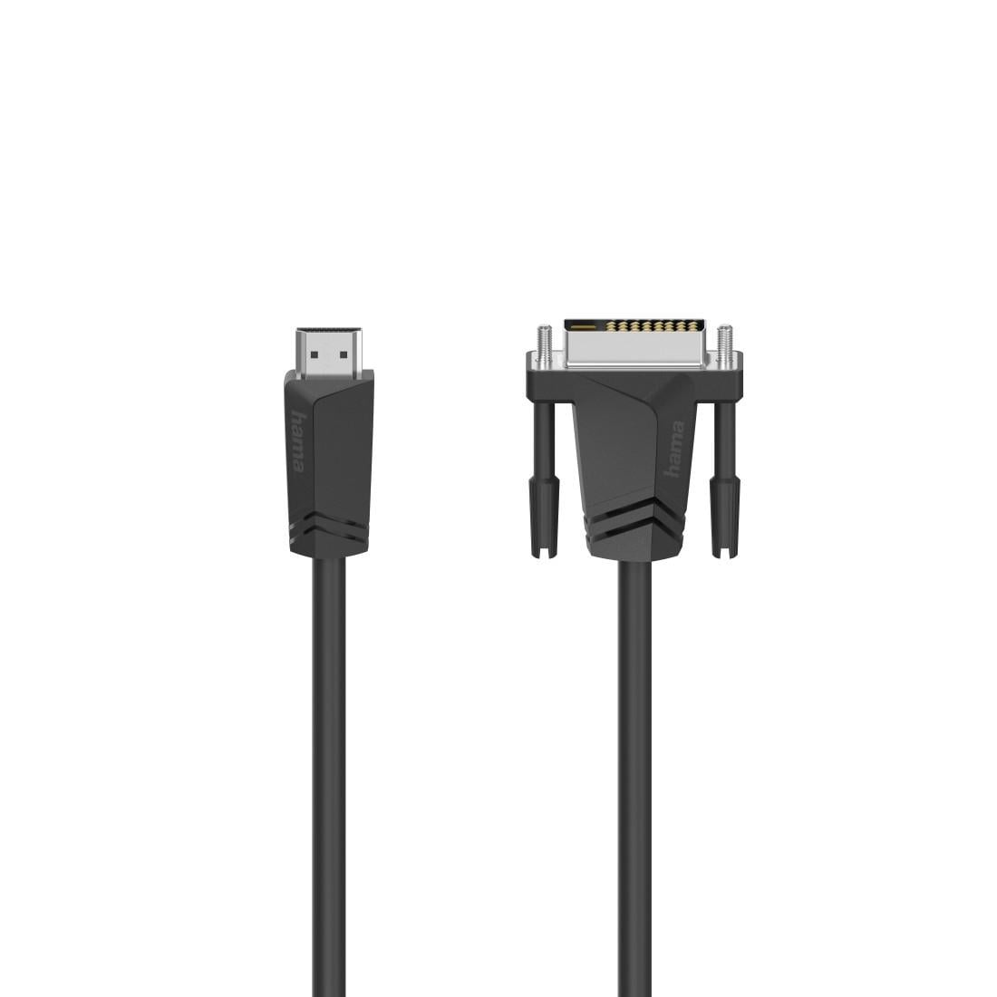 Hama DVI-D auf HDMI-A Kabel 1,5m 1080p Schwarz