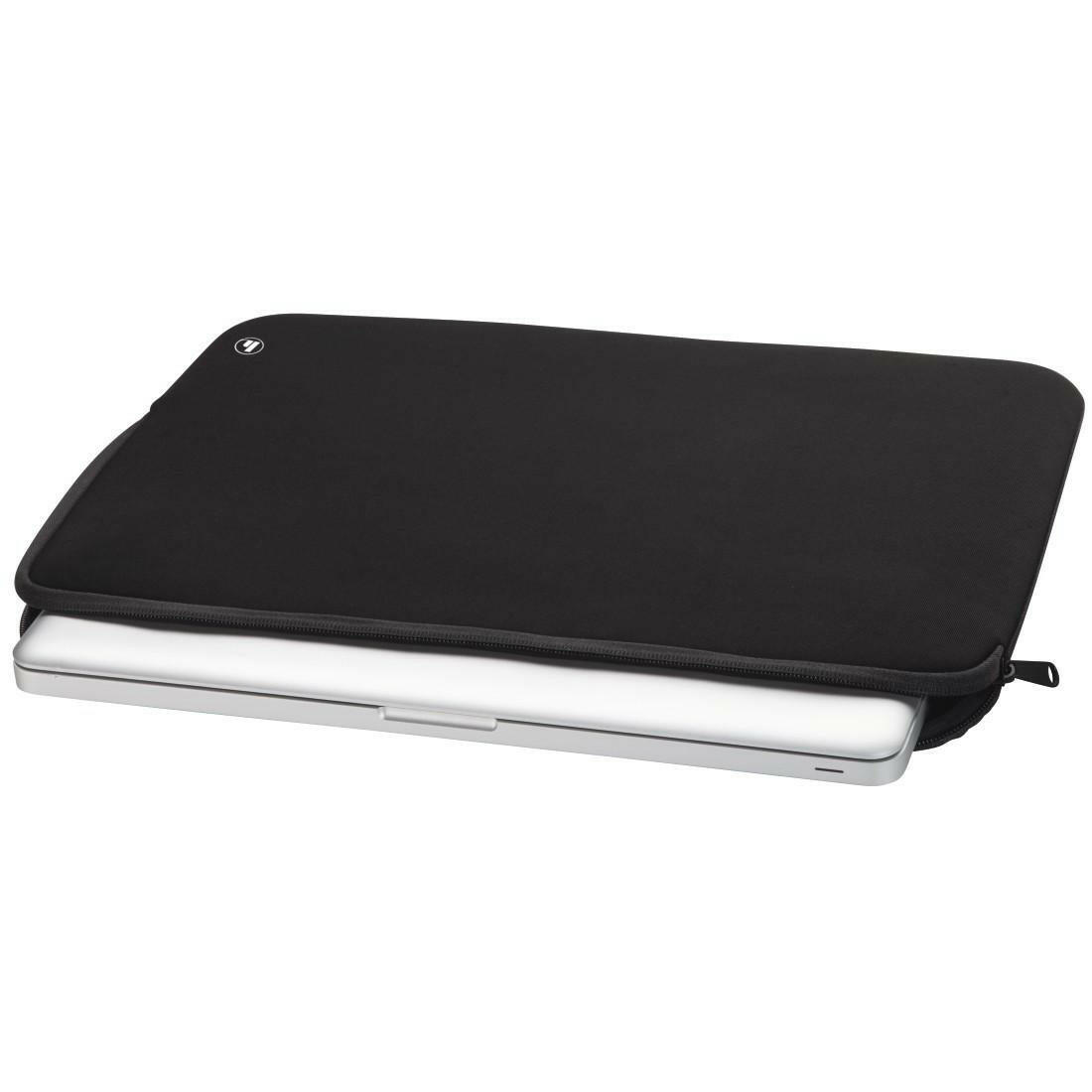 Hama Neopren Laptoptasche 13,3'' schwarz mit Reißverschluss.