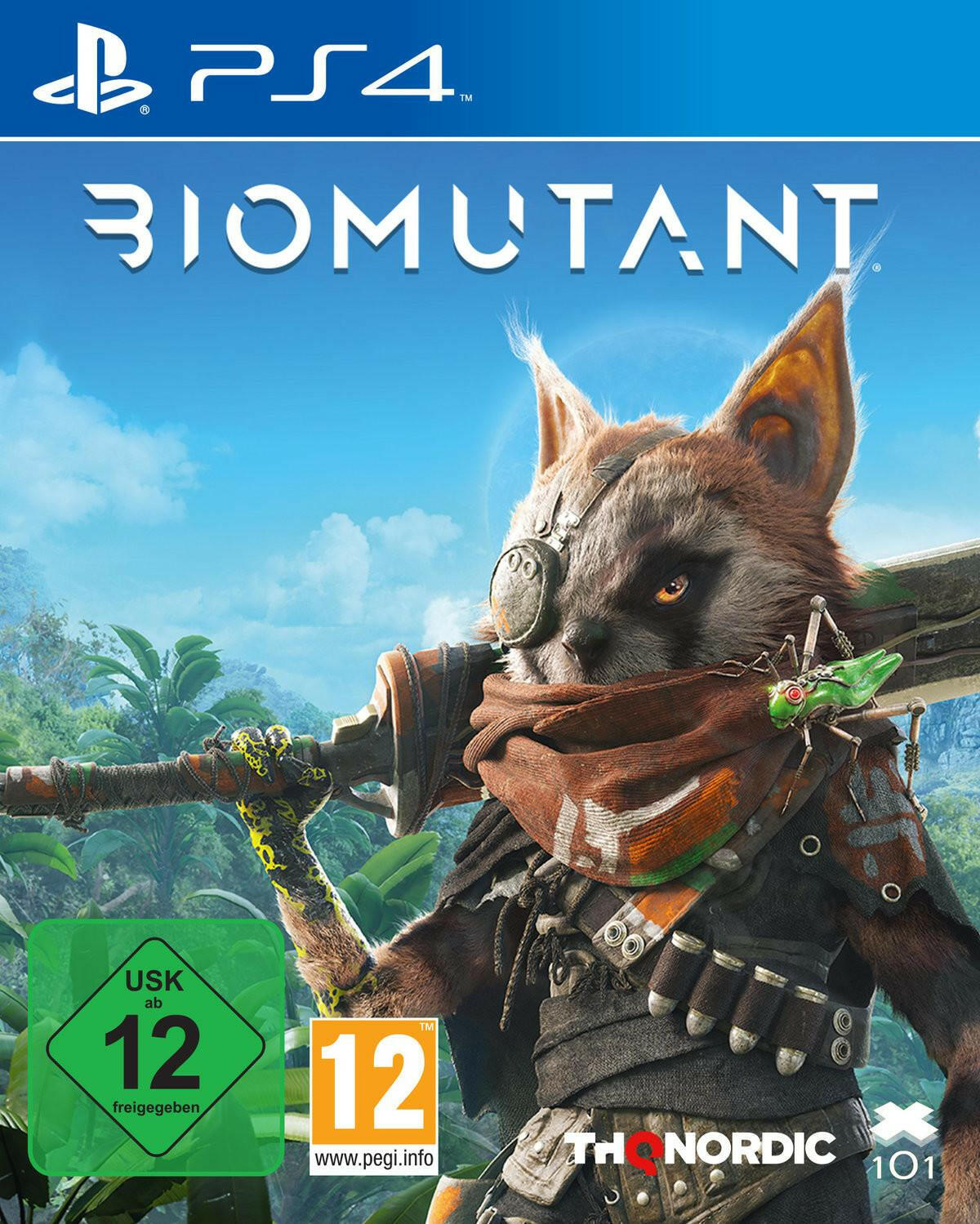 Biomutant PS4 Spiel – Open-World Kung-Fu RPG Abenteuer.