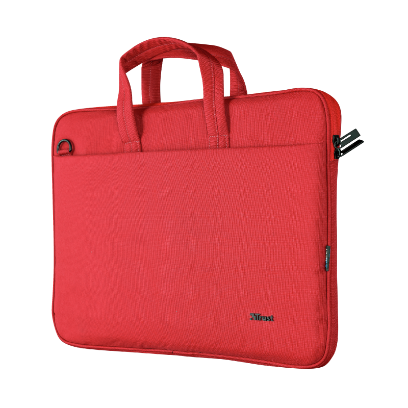 Trust Bologna Slim 16" Laptop Eco Tasche - Rot, Recycelt.