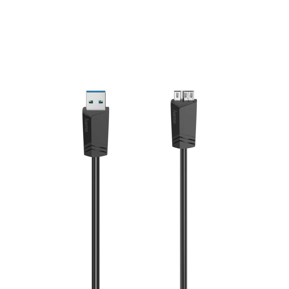 Hama Micro-USB-Kabel USB 3.0 5 Gbit/s 0,75 m.