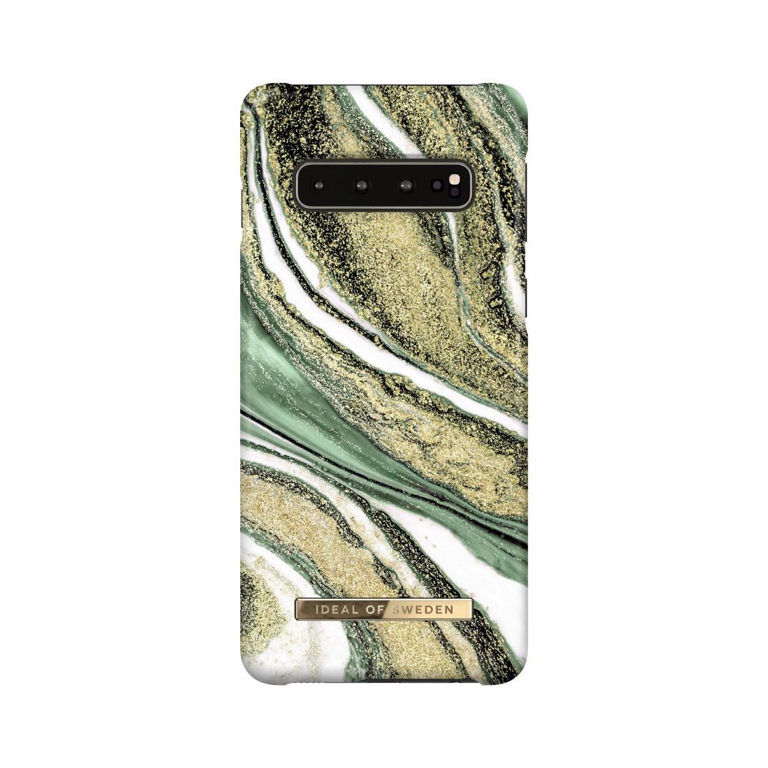 Hama Fashion Case für Samsung Galaxy S10, Cosmic Green Swirl