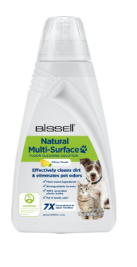 BISSELL Multi Surface Pet Reinigungsmittel 1000ml pflanzlich.