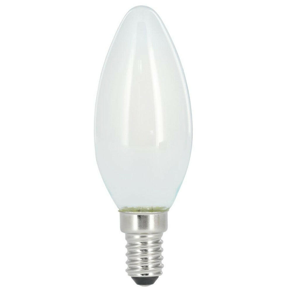 Xavax LED-Filament Kerzenlampe E14 250lm Warmweiß matt.