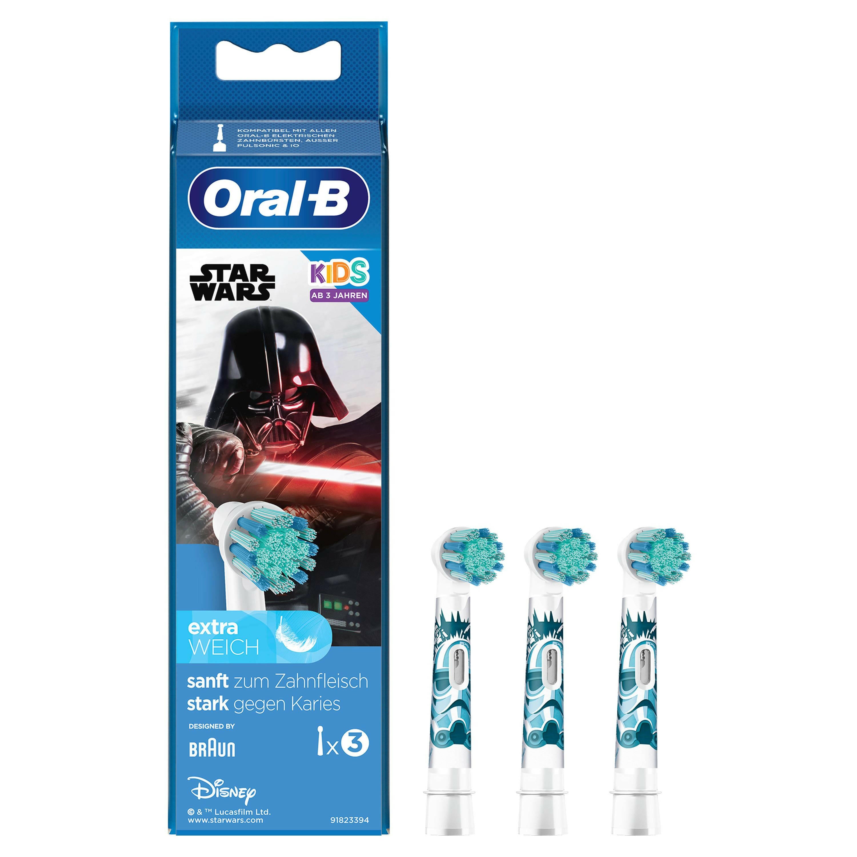 Oral-B StarWars Toothbrush Heads - 3 Stück, Erwachsene.