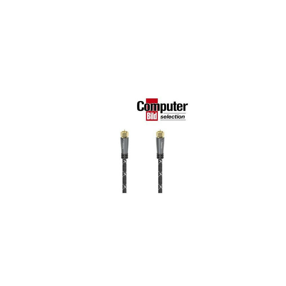 Hama SAT-Anschlusskabel 1,5 m F-Stecker 120dB vierfach.