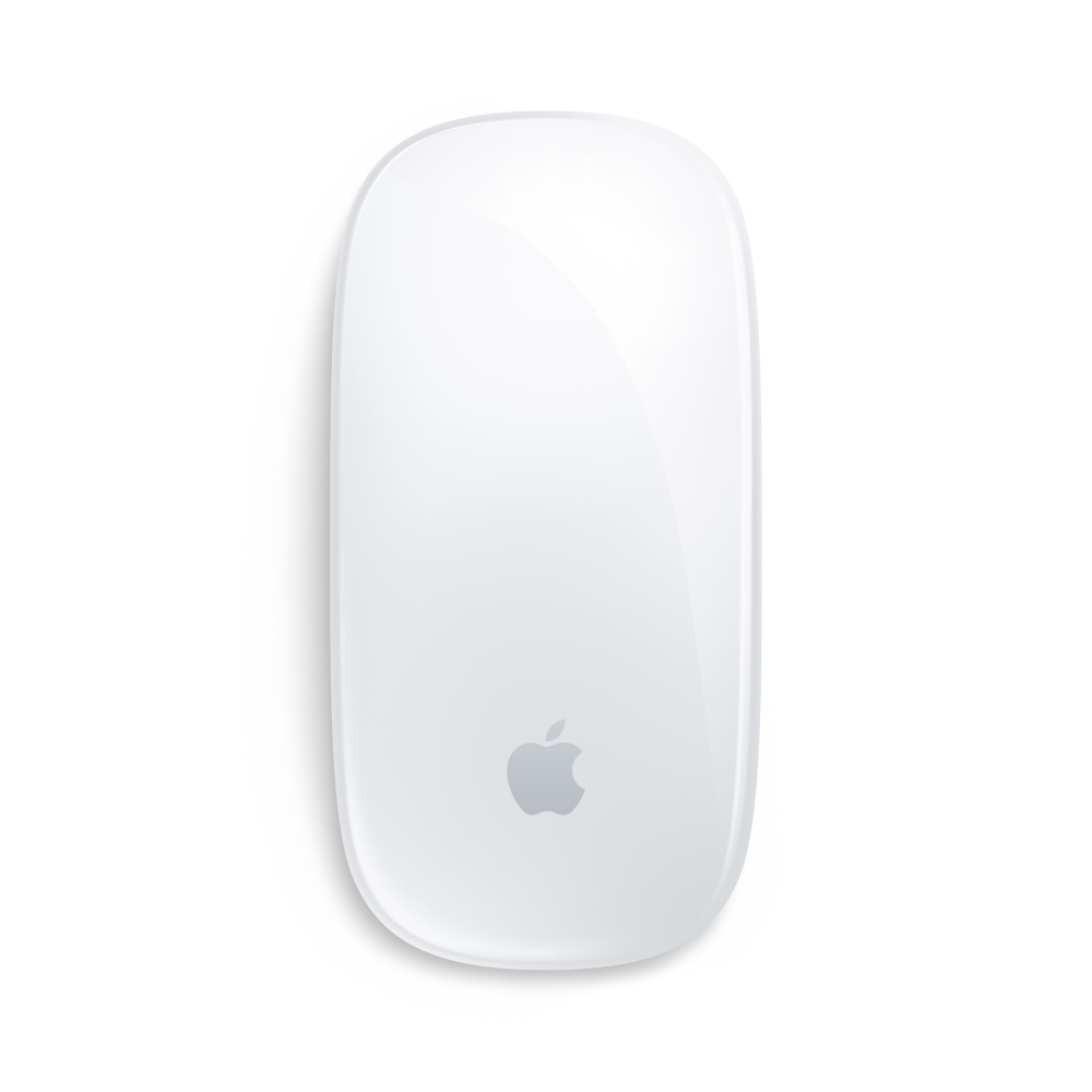 Apple Magic Mouse Silber: Bluetooth Wiederaufladbar Multi-Touch für Mac iPad White