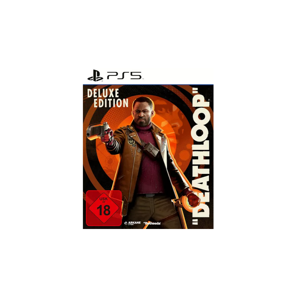 DEATHLOOP Deluxe Edition PS5 – Actionspiel mit Bonusmaterial.