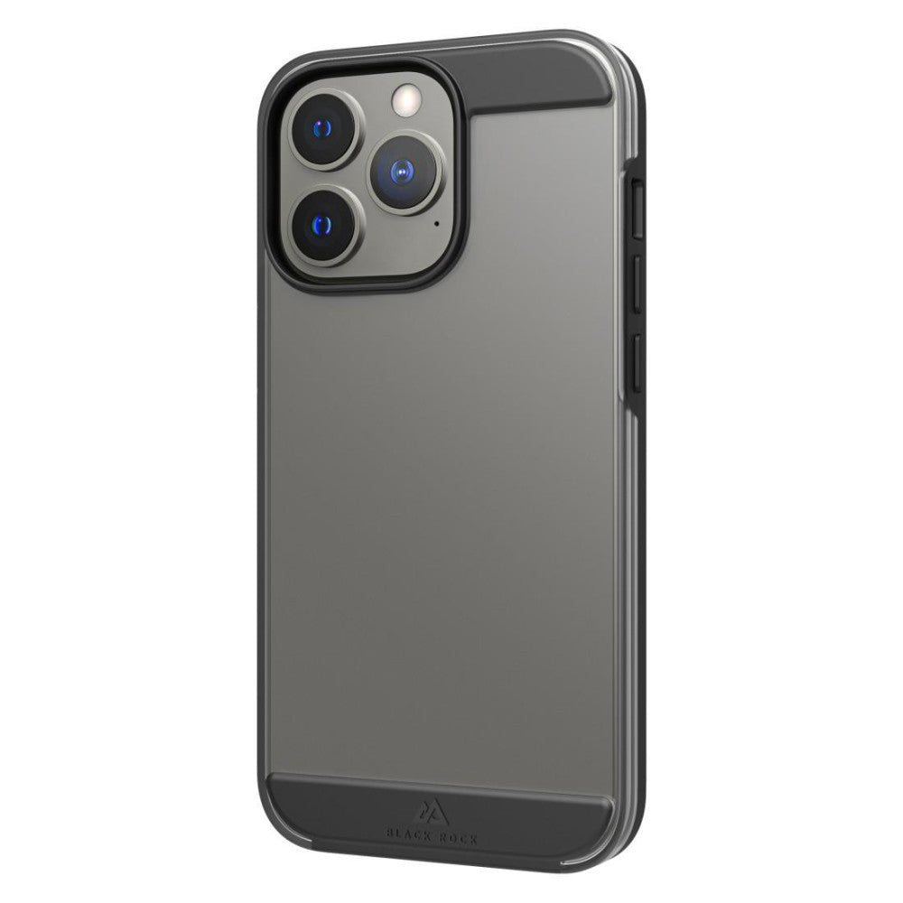 Black Rock iPhone 13 Pro Hülle - Air Robust Case Schwarz Transparent Dünn