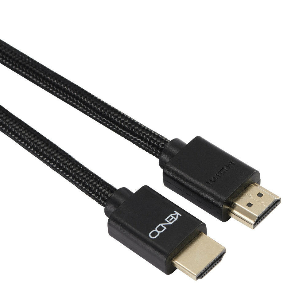 KENDO HDMI Kabel 4K 1,5 m - High-Speed mit vergoldeten.