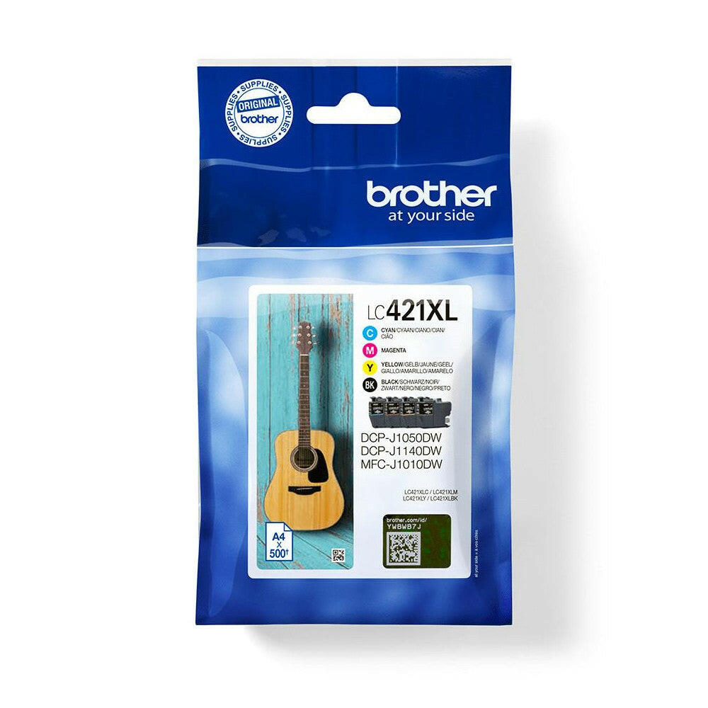 Brother LC-421XL MultiPack Tintenpatronen - Schwarz Cyan.