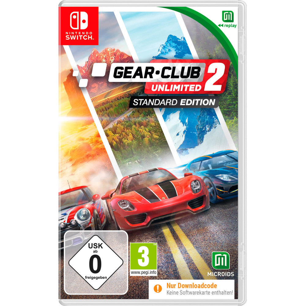 Astragon Nintendo Switch Gear Club Unlimited 2 Rennspiel USK 0 mit mehreren Sprachoptionen