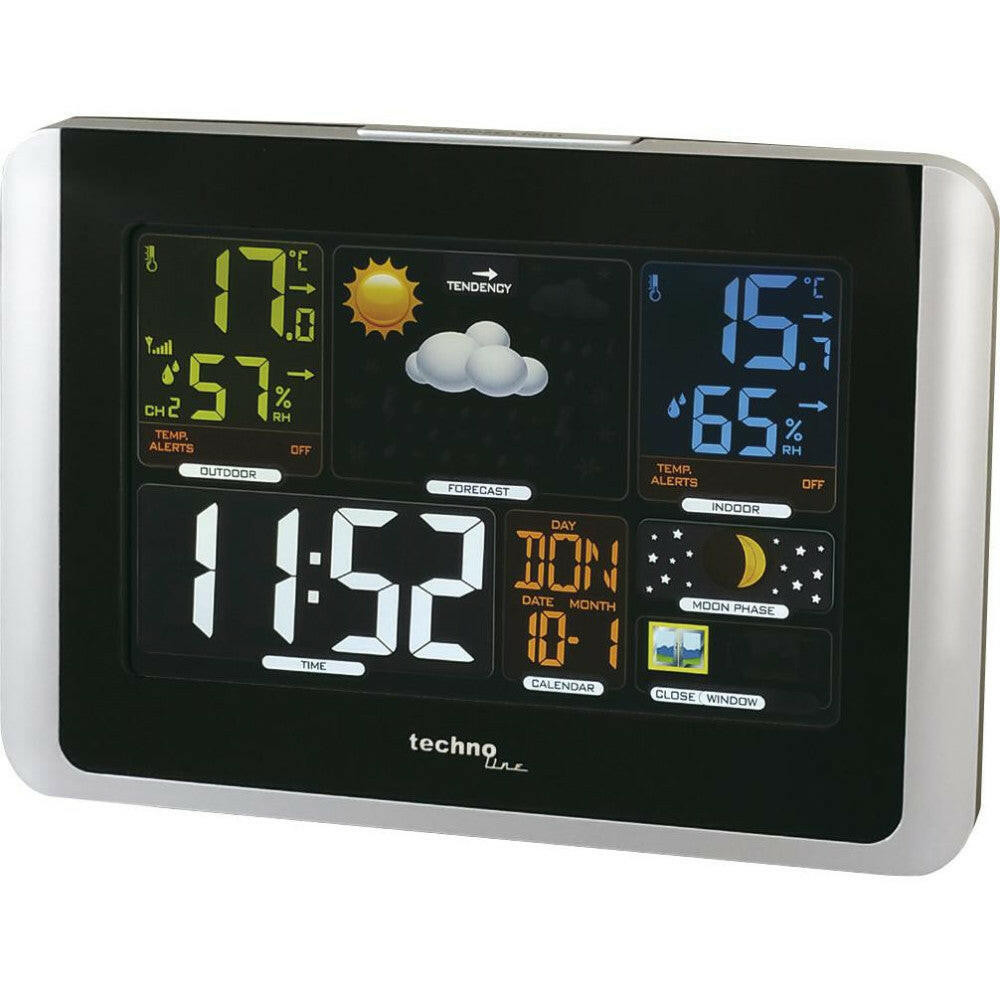 Technoline Wetterstation WS 6442 mit Außensender, DCF-77