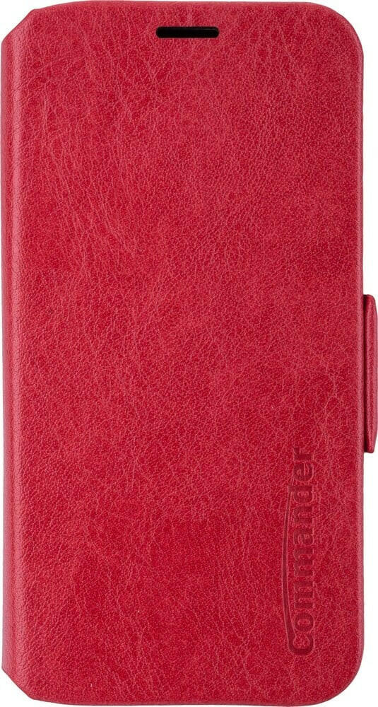 Peter Jäckel Curve Book Case Deluxe für iPhone 13 Rot.