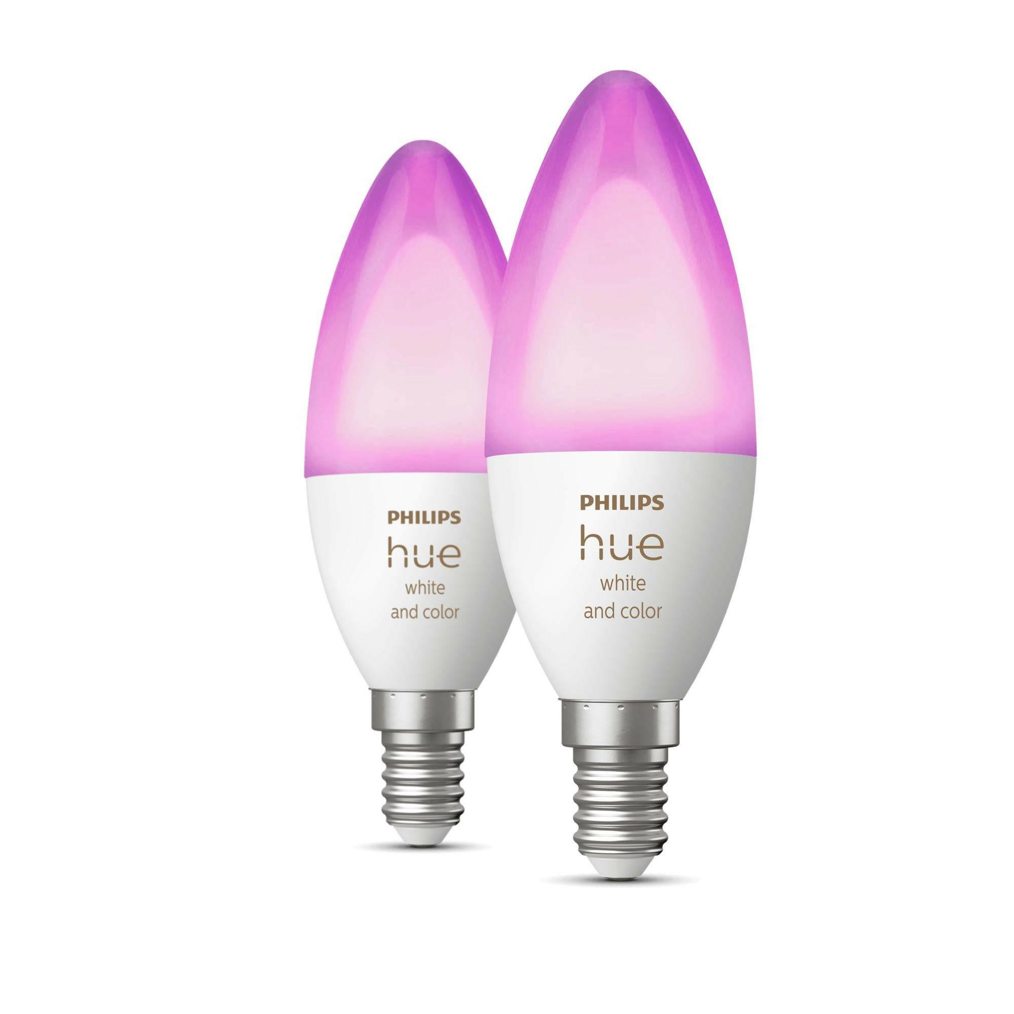 Philips Hue White & Color Ambiance E14 LED Lampe - 2er Pack