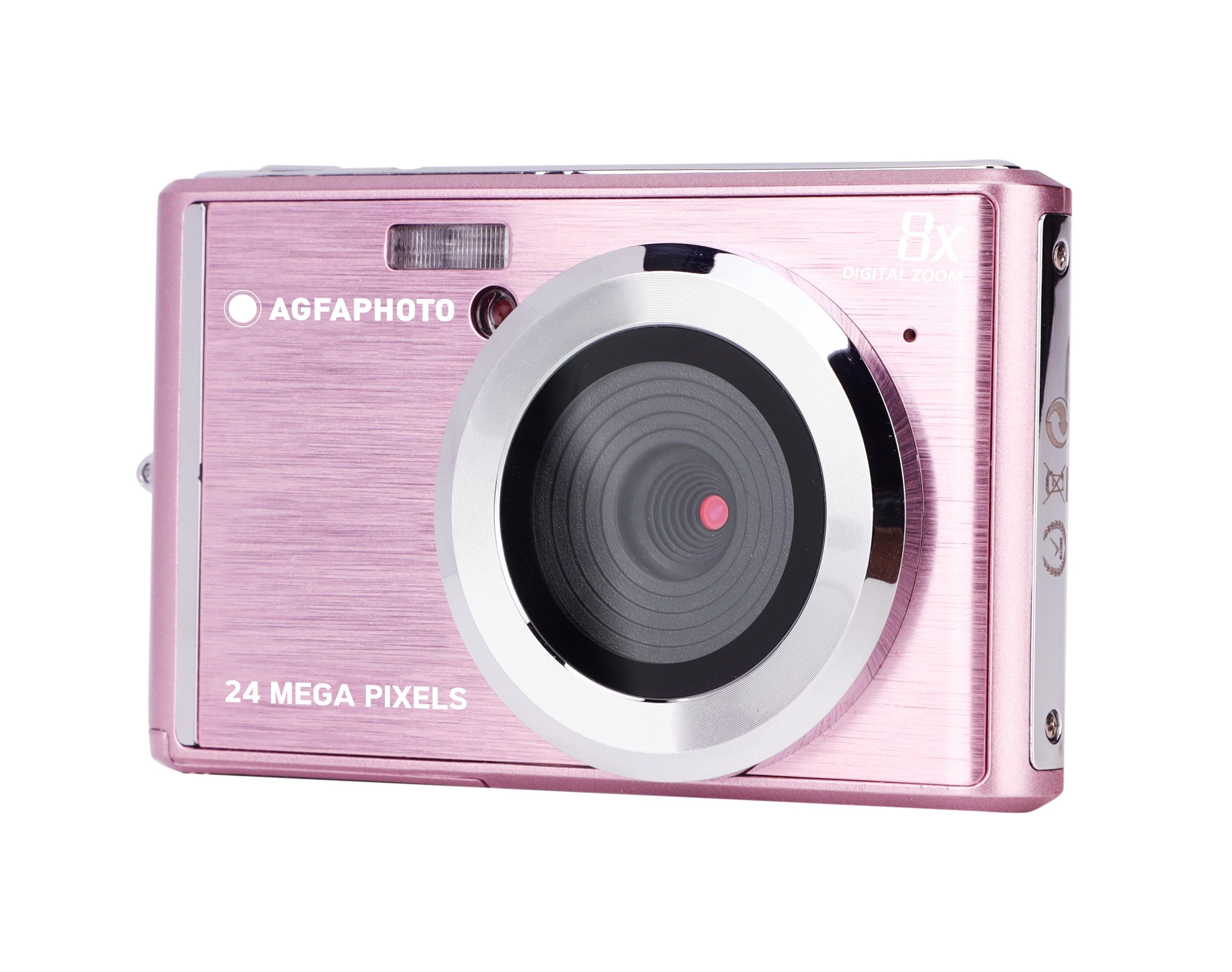 AGFAPHOTO Realishot DC5500 Rosa Kompaktkamera 24 MP 8x Zoom