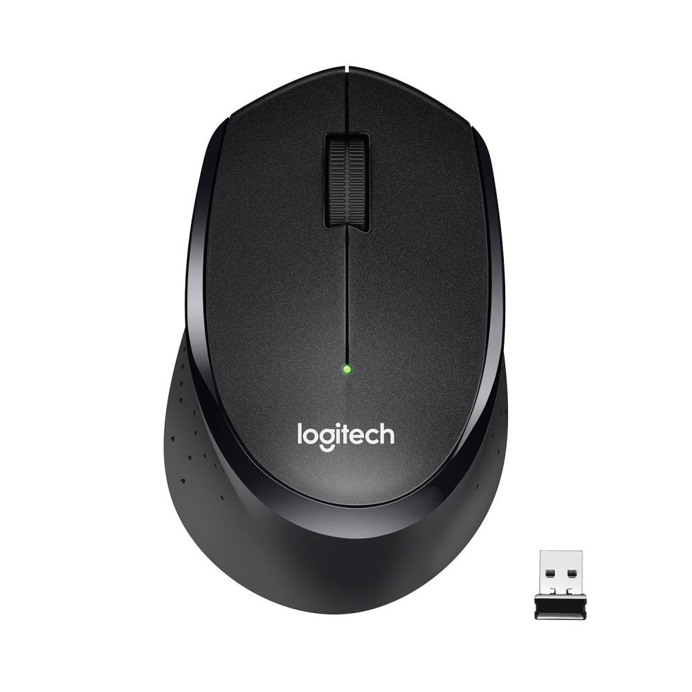 Logitech M330 SILENT PLUS Kabellose Maus Schwarz - Optischer Sensor, 1000 DPI, Funk, 2 Jahre Batterielaufzeit