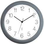 Technoline WT 8000 Funk-Wanduhr DCF-77 Ø30cm Silber