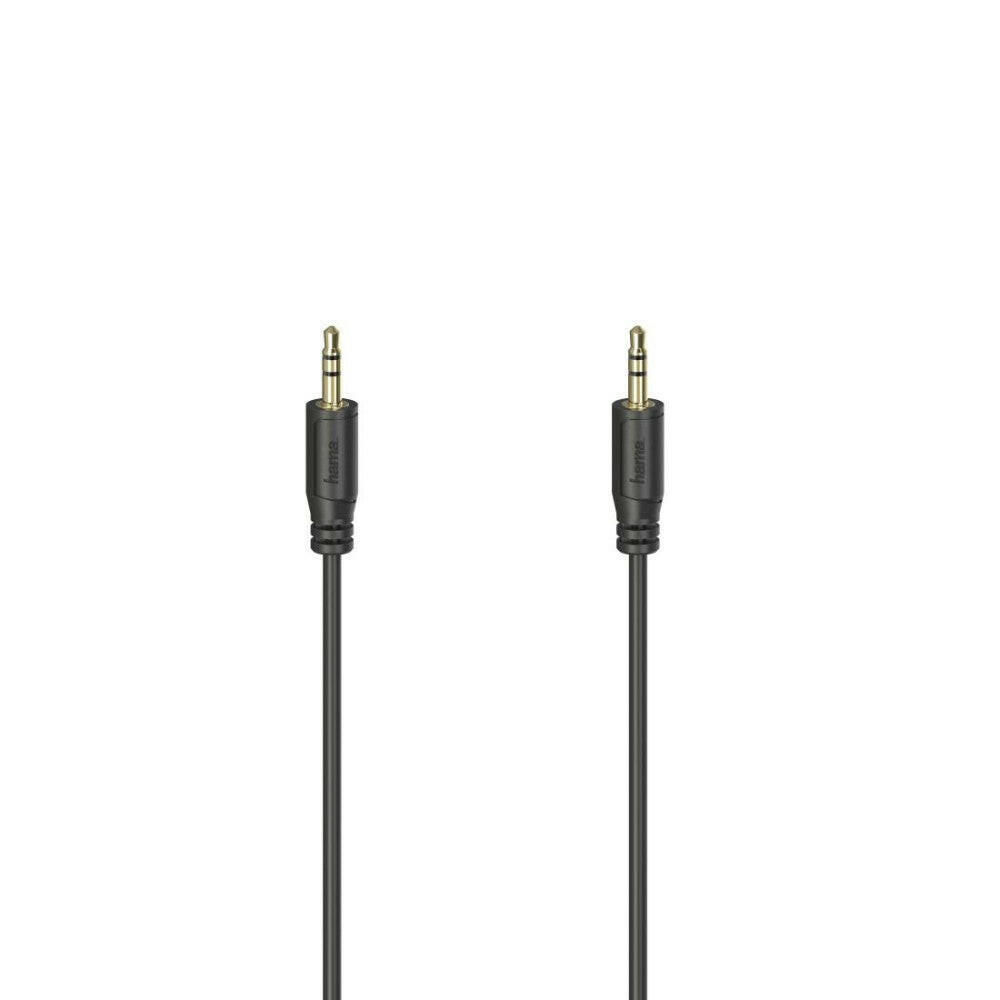 Hama Flexi-Slim Audiokabel 3,5mm Klinke vergoldet 0,75m.