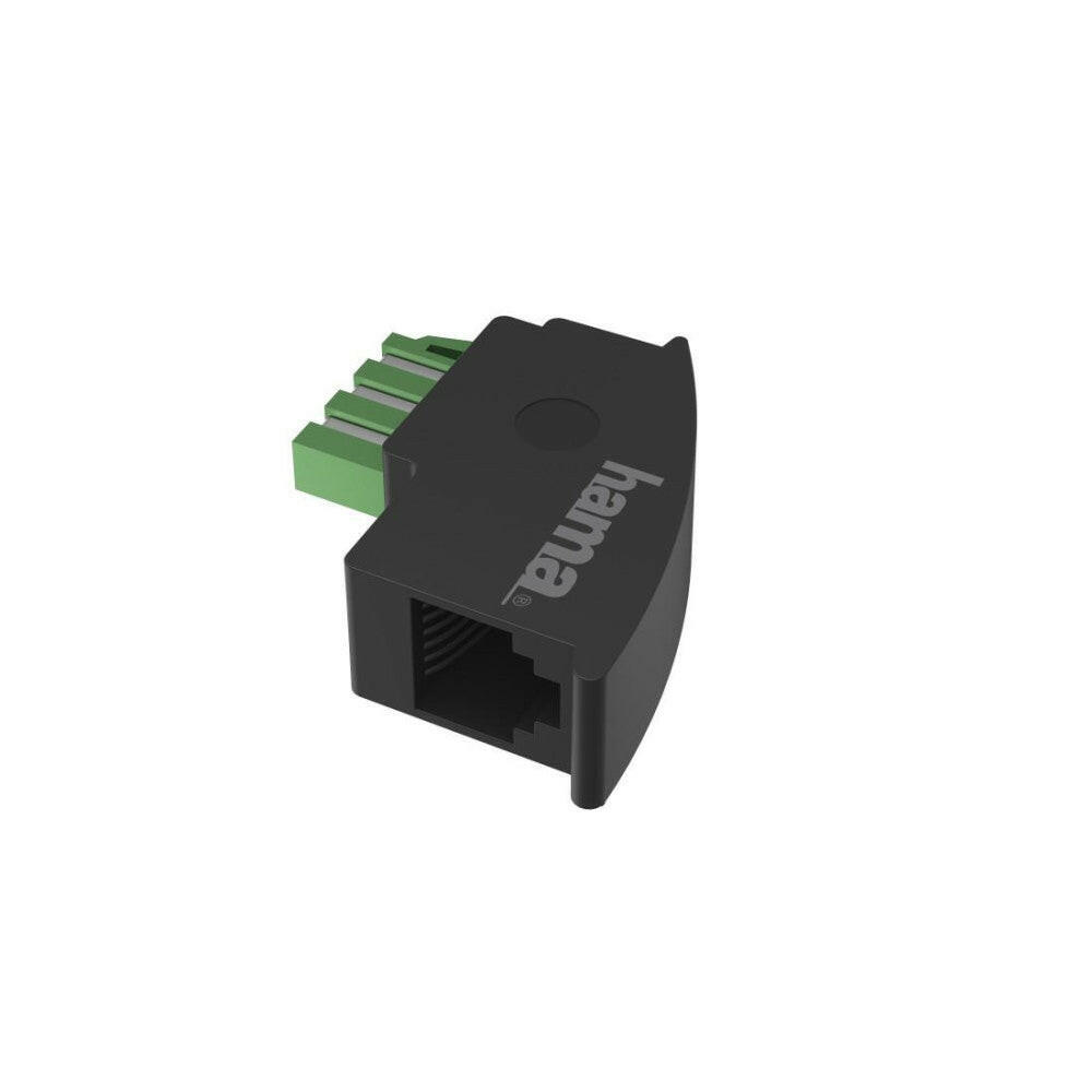 Hama TAE-F RJ11 Adapter analog Schwarz – Hochwertige.
