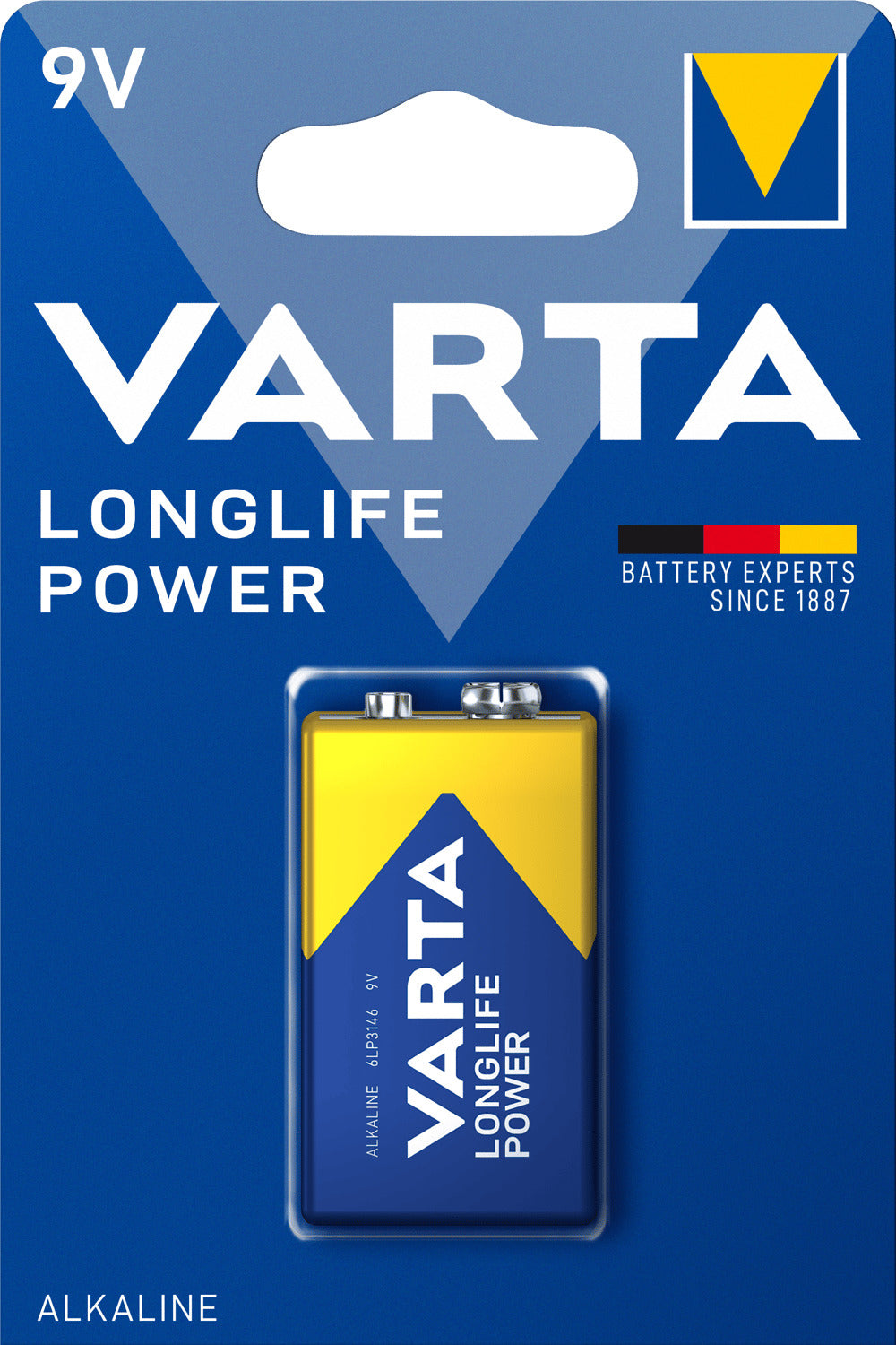 LONGLIFE Power 9V, 1er Blister Batterie