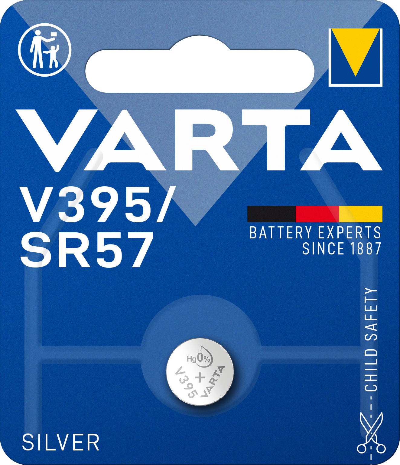 VARTA V395/SR57 Knopfzelle Silver Coin 1,55V 1 Stück
