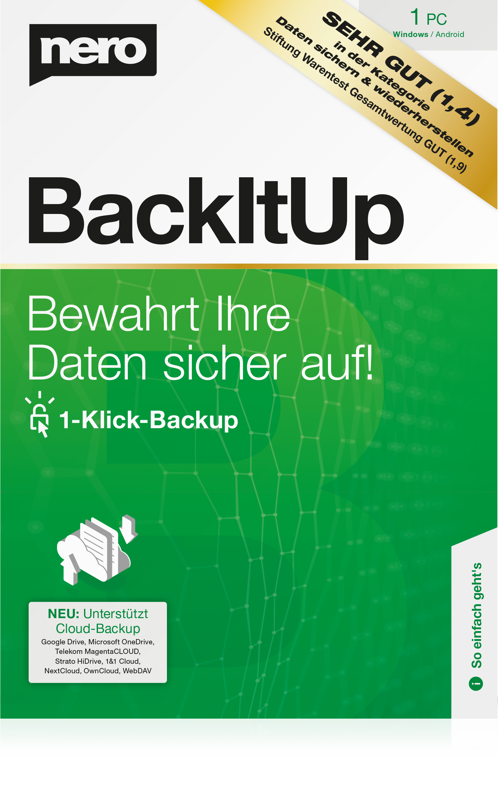 Nero BackItUp | Datensicherung, Backup, Cloud.