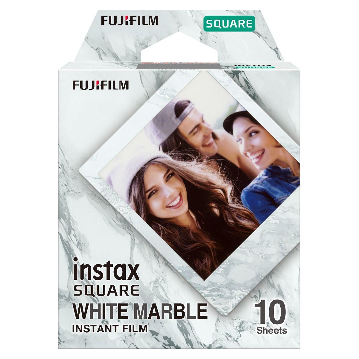 INSTAX FUJIFILM Square Film White Marble - 10 Aufnahmen