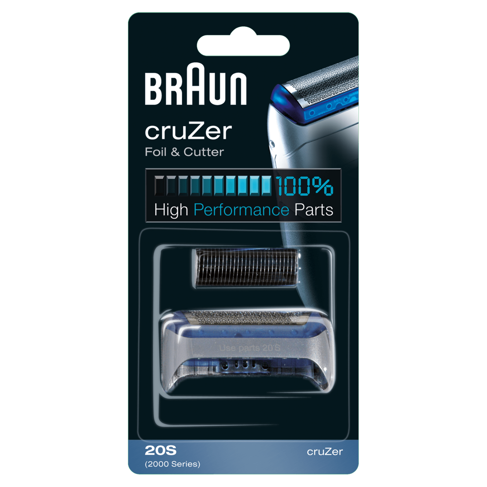 Braun 20S Kombipack Ersatzscherteil für cruZer Rasierer.