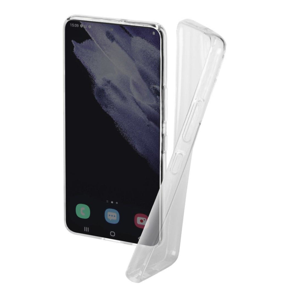 Hama Flexibles Cover Crystal Clear für Samsung Galaxy S22 (5G) Transparent aus TPU Anti-Rutsch Handyhülle