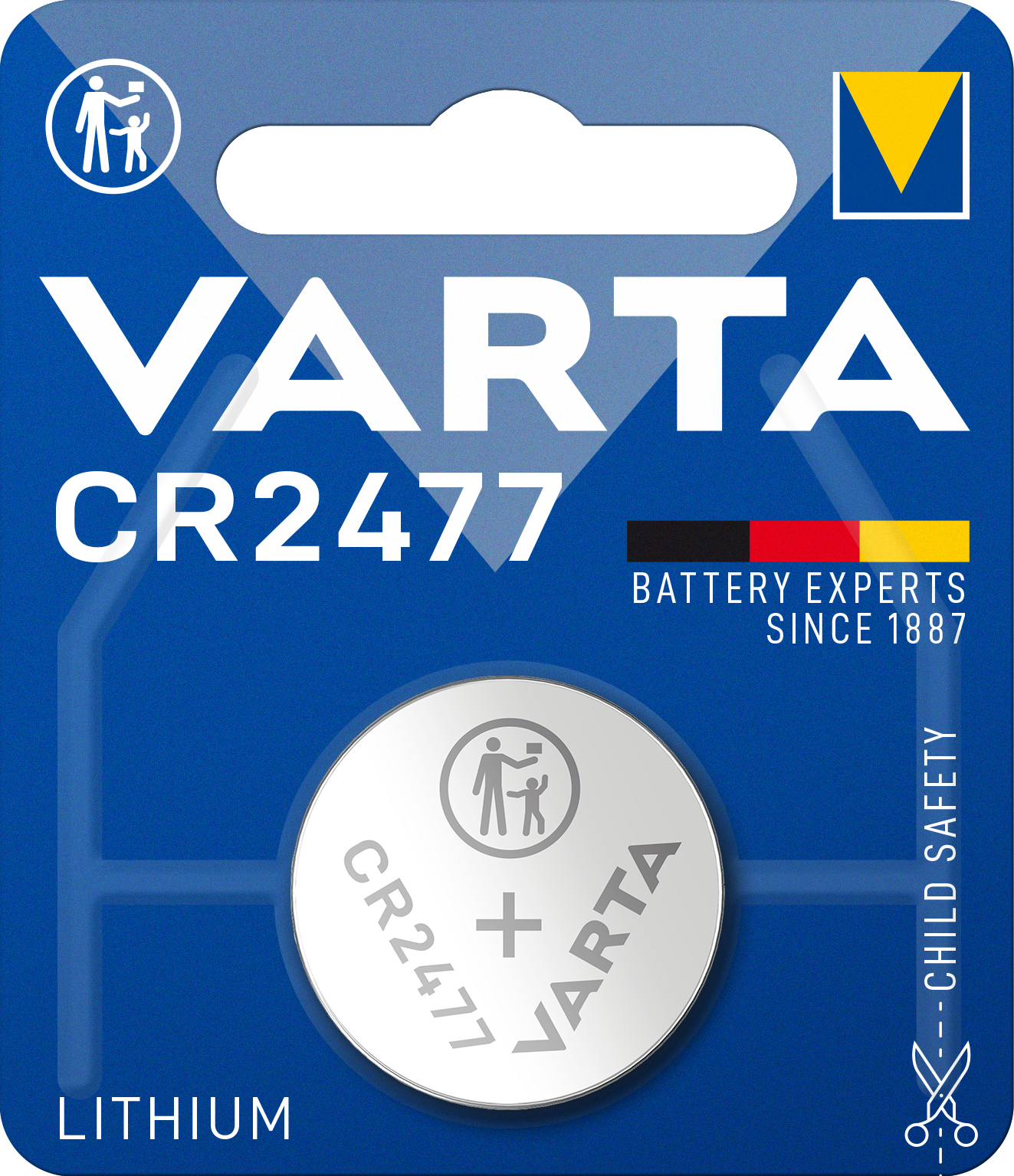 Varta CR2477 Lithium Coin Batterie 3V - 1 Stück.