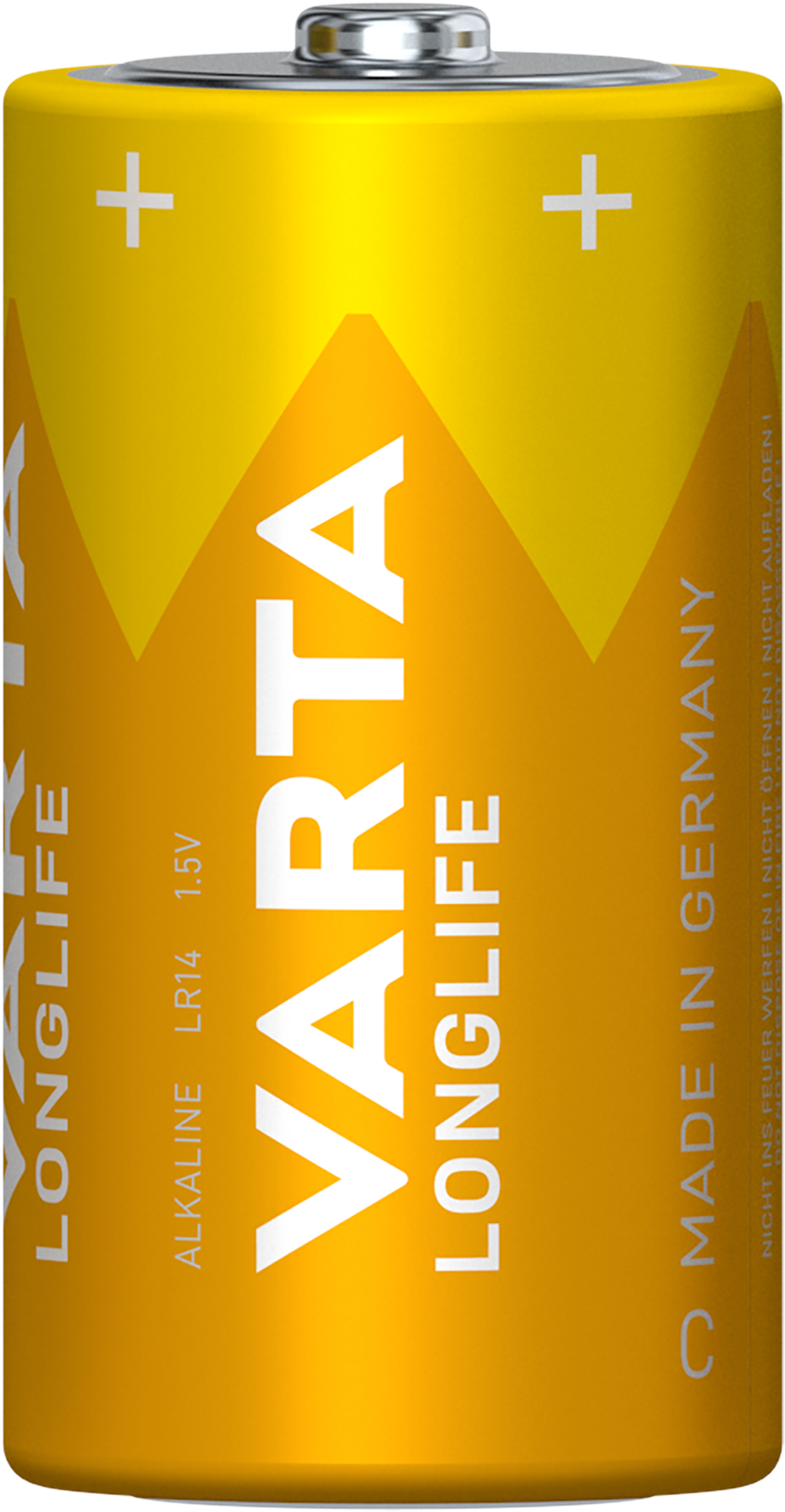 VARTA LONGLIFE C Batterien 2er Blister 1,5V Alkaline.