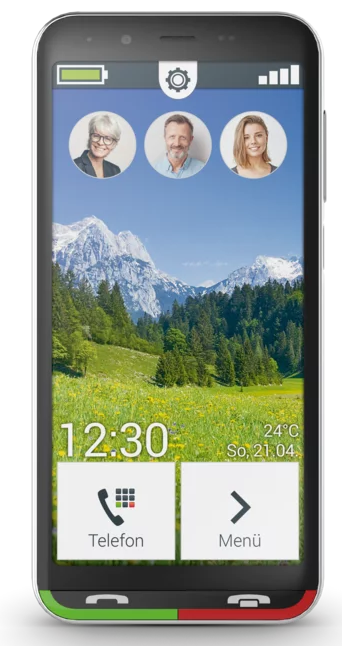 Emporia SuperEASY Smartphone 32GB schwarz 4G Seniorenhandy.
