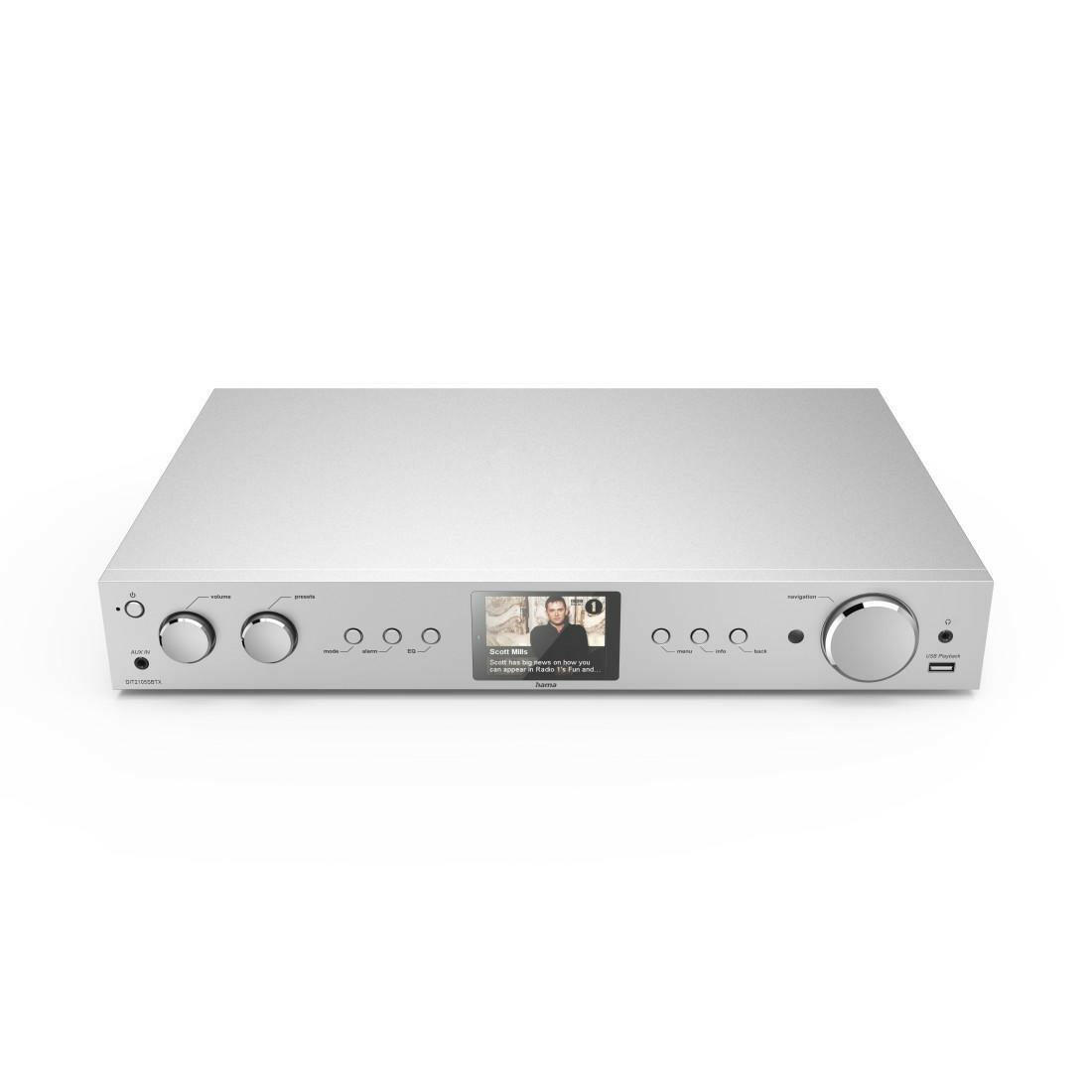 Hama DIT2105SBTX DAB+ HiFi Tuner Bluetooth Internetradio.