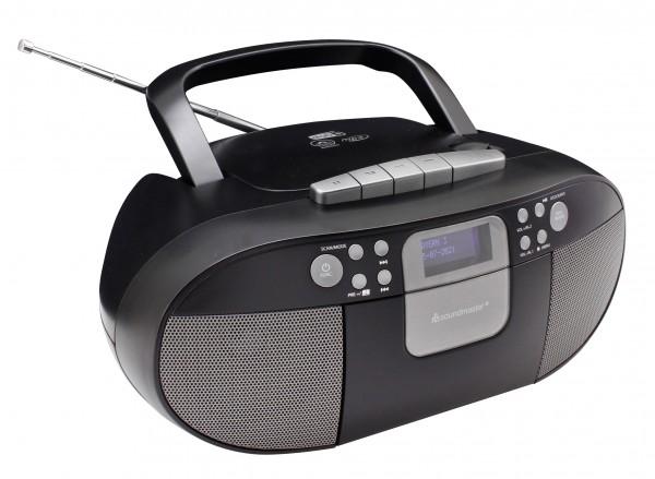 Soundmaster SCD7800SW Tragbares Digitalradio CD-Player