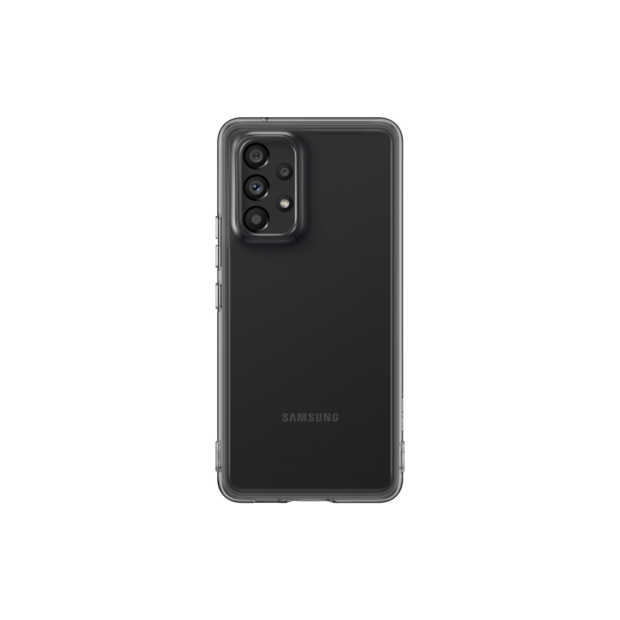 Samsung Soft Clear Cover EF-QA536 - Galaxy A53 5G, Black