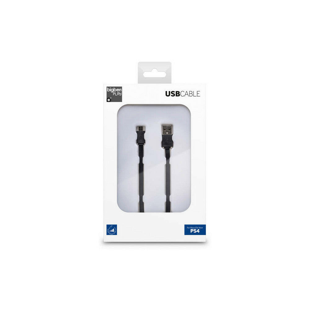 BigBen PS4 USB Ladekabel 3m Micro-USB schwarz - Gaming.