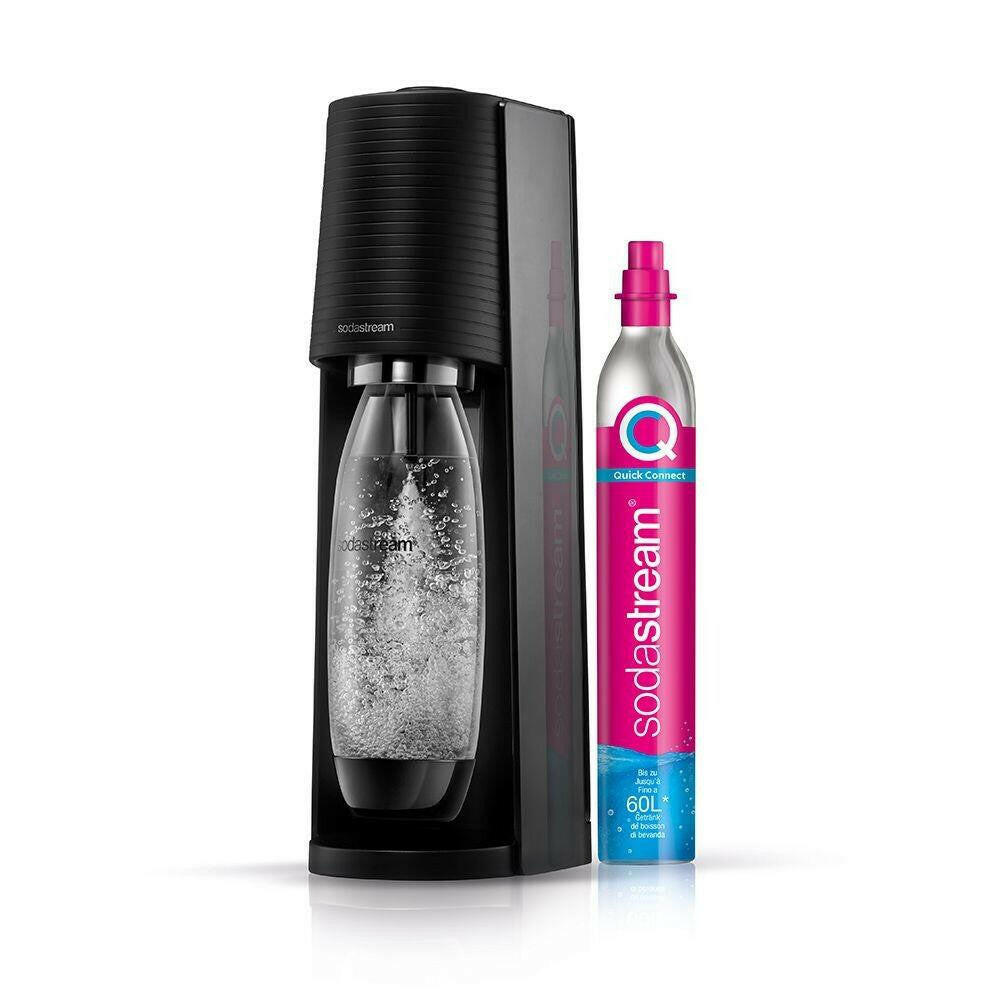 SodaStream TERRA Schwarz Trinkwassersprudler- Einfach.