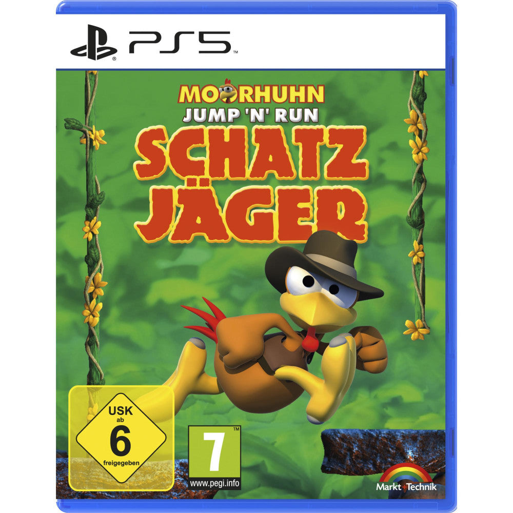 Markt & Technik PS5 Moorhuhn Schatzjäger Kinderspiel USK 6 Blu-ray