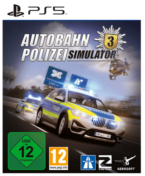 AEROSOFT Autobahn-Polizei Simulator 3 PS5-Spiel