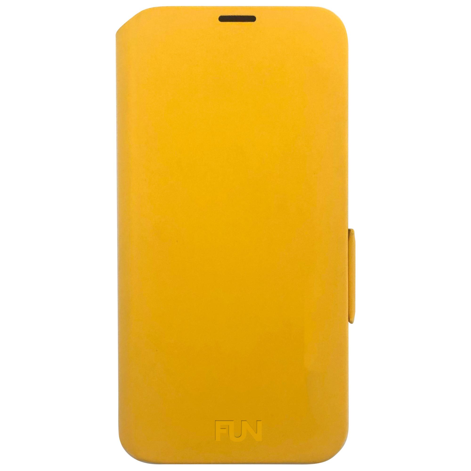 PETER JÄCKEL Book Case DELUXE Handyhülle iPhone 13 Gelb