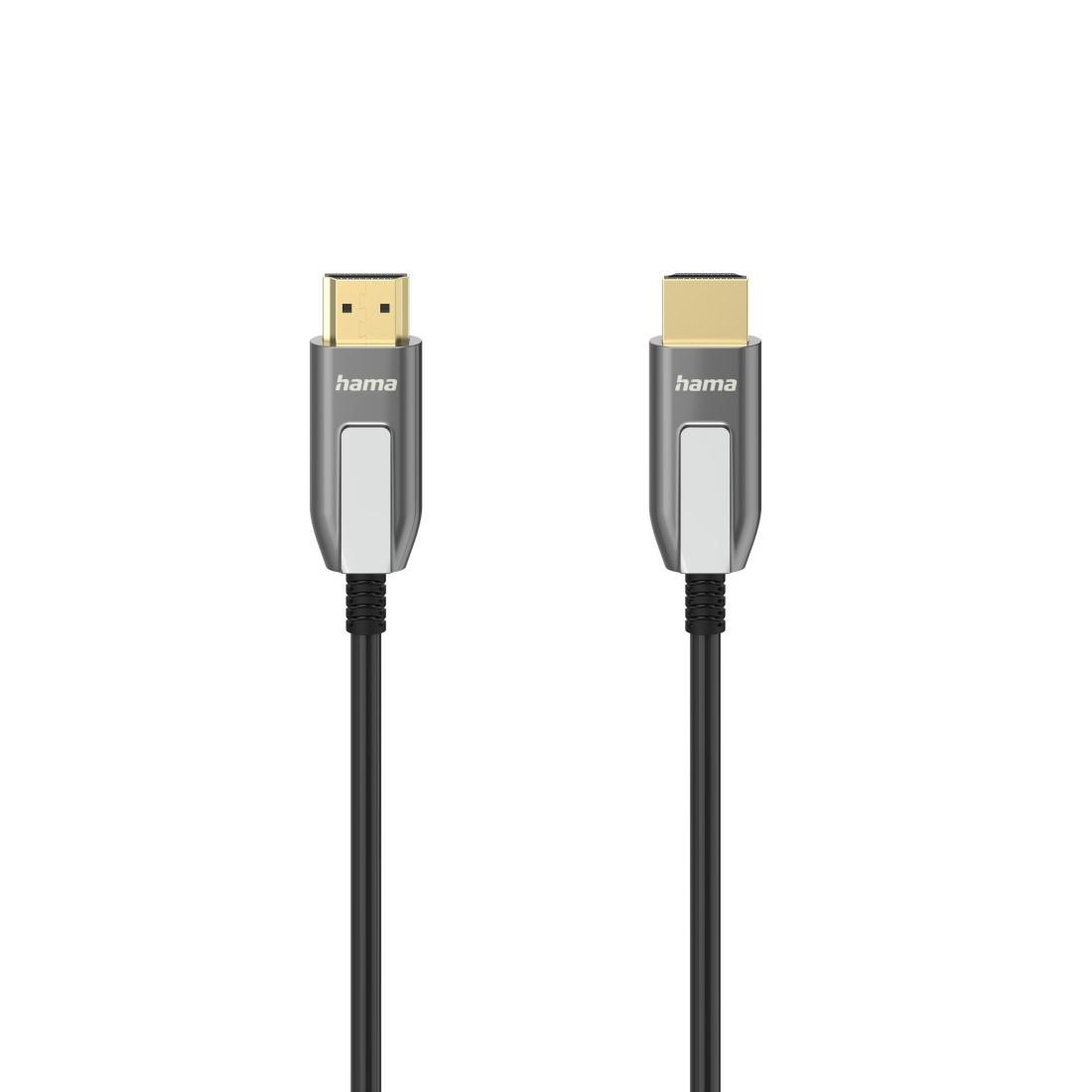HAMA HDMI 2.1 Ultra High Speed zertifiziert Kabel 8K 10m Alu