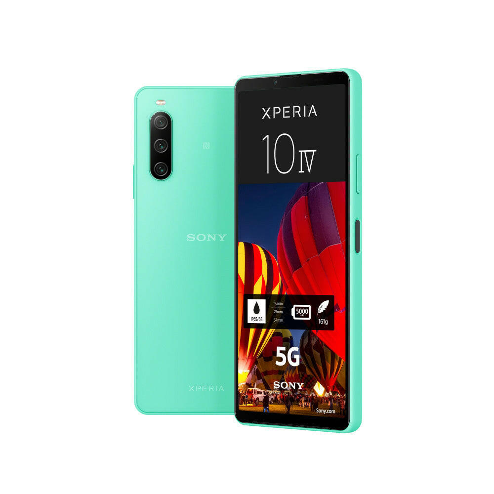 Sony Xperia 10 IV 5G Smartphone 128GB Dual SIM Mint Color.