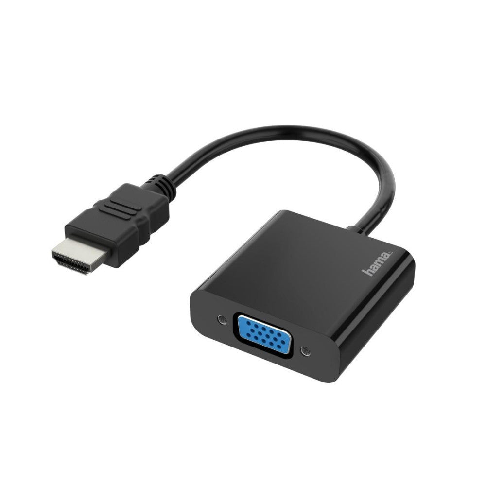 Hama HDMI auf VGA Adapter Full HD 1080p für PC Notebook Monitor TV Beamer