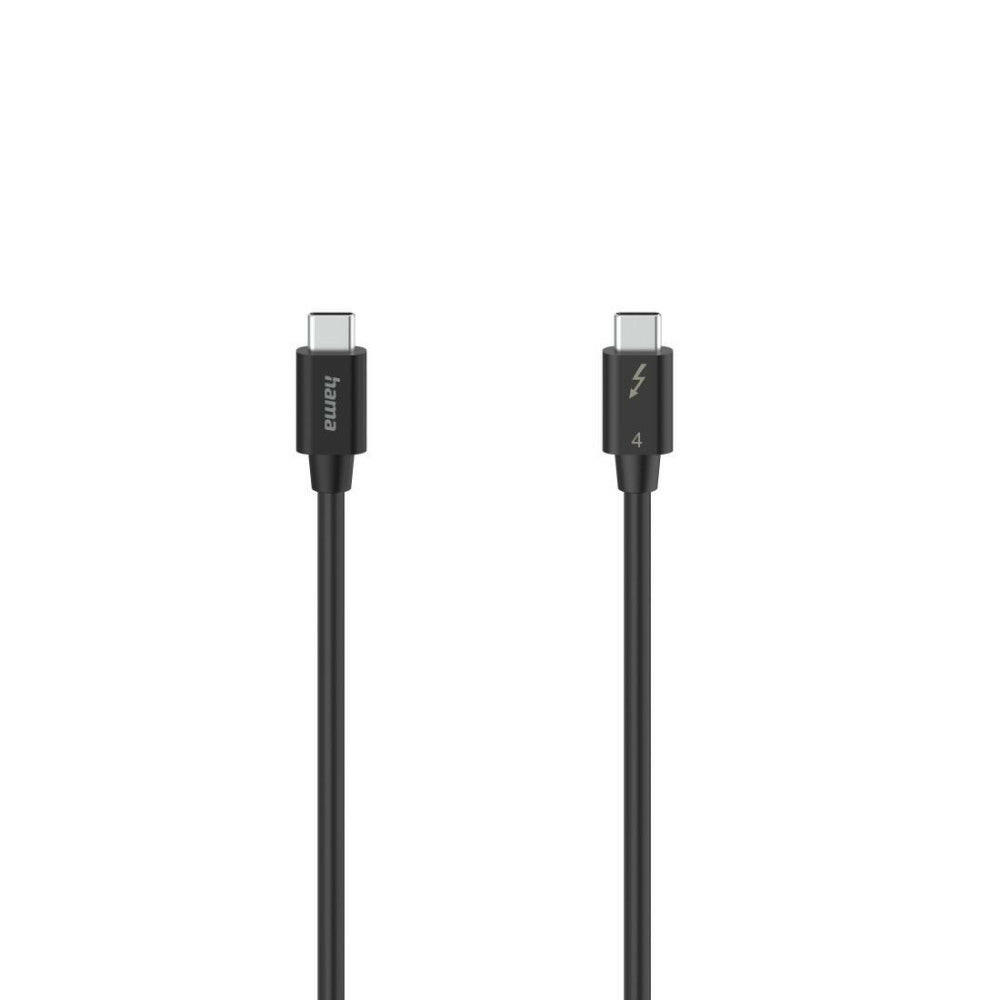 Hama Thunderbolt 4 Kabel 0,8m USB-C 40 Gbit/s 8K Ultra-HD.