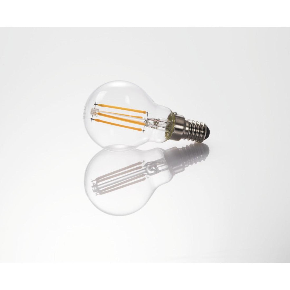 HAMA LED Filament Tropfenlampe E14 470lm ersetzt 40W Dimmbar Warmweiß Klare Vollglas Dekorative Form