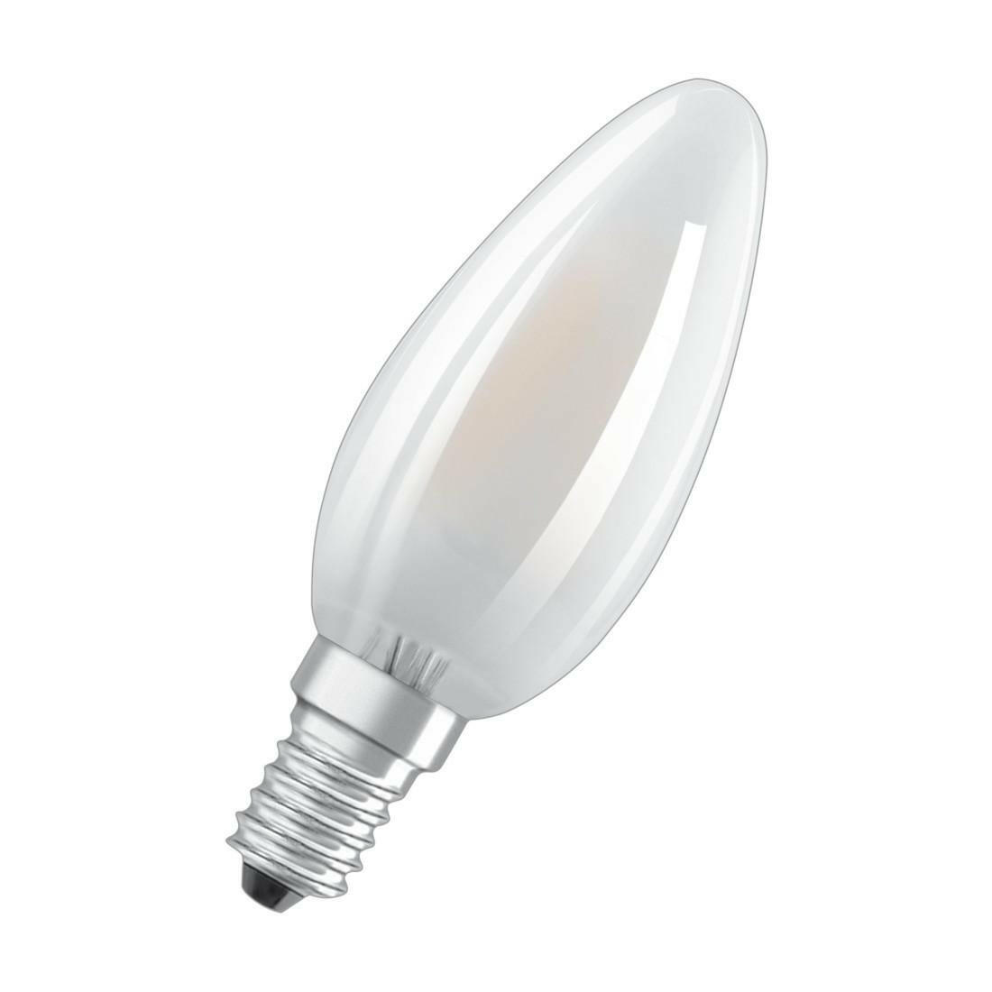 Osram LED-Filament Kerze E14, 4W Warmweiß, 40W Ersatz