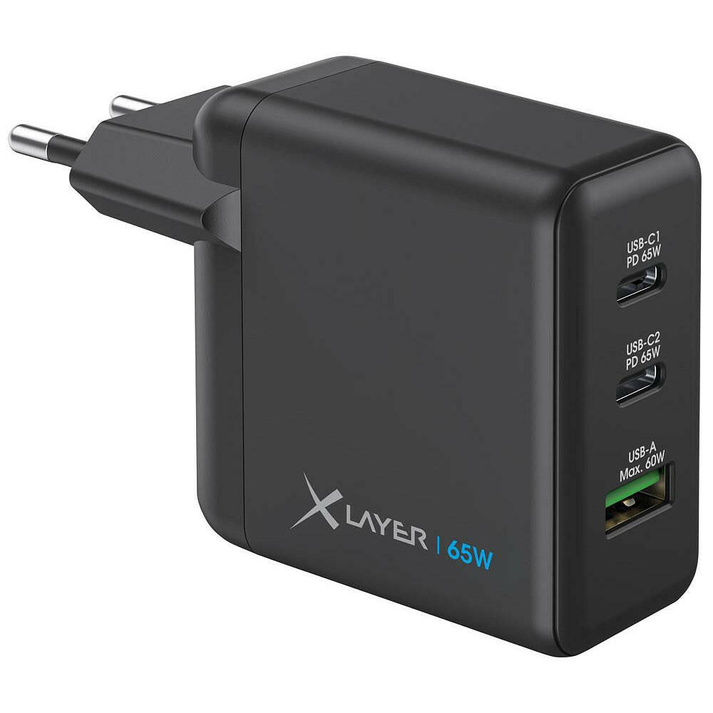 Xlayer Powercharger 65W USB-C Black Charger mit.