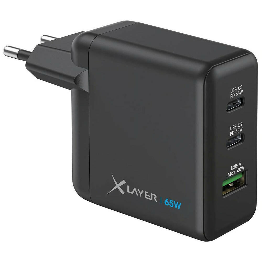 Xlayer Powercharger 65W USB-C Black Charger mit.